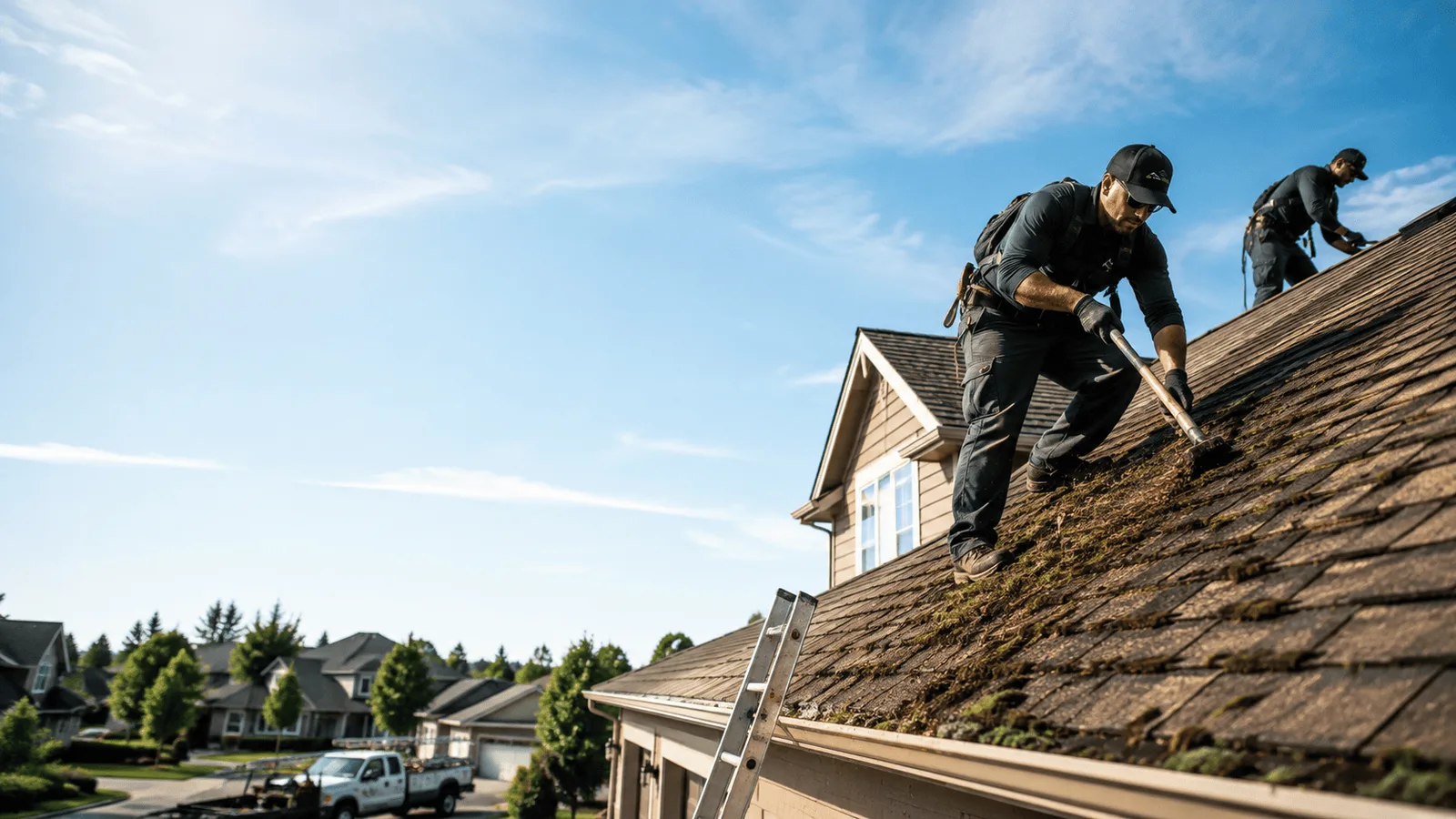 Roof Moss Removal in Medinah, IL near me
